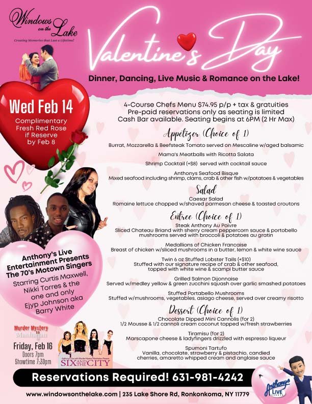 valentines day dinner near me 2024